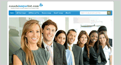 Desktop Screenshot of canadalawyerlist.com